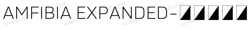 AMFIBIA EXPANDED字体转换